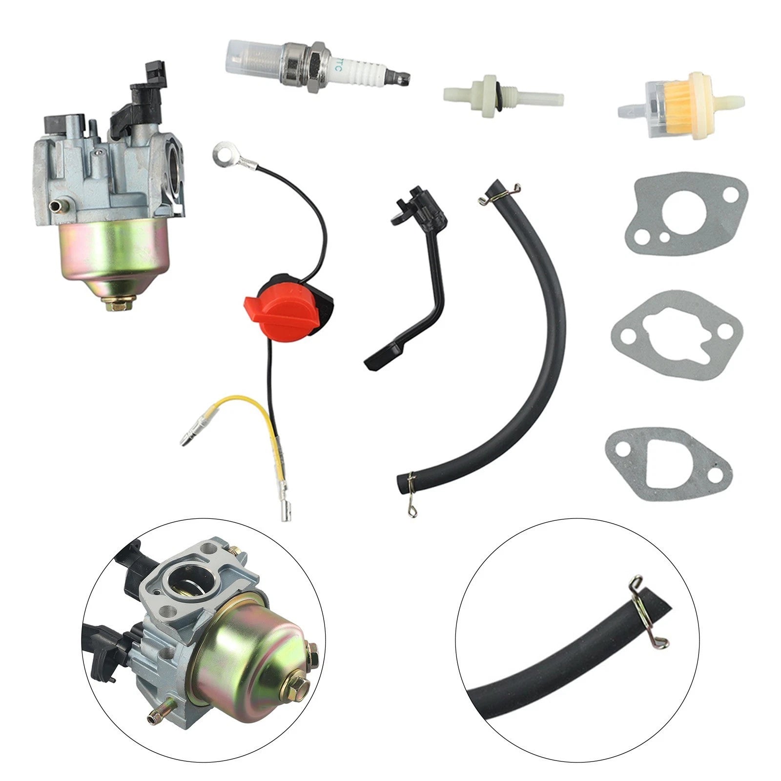 Carburettor for LCT 208CC Tiller Generator Lawn Mower Pressure Washer (247.299320)