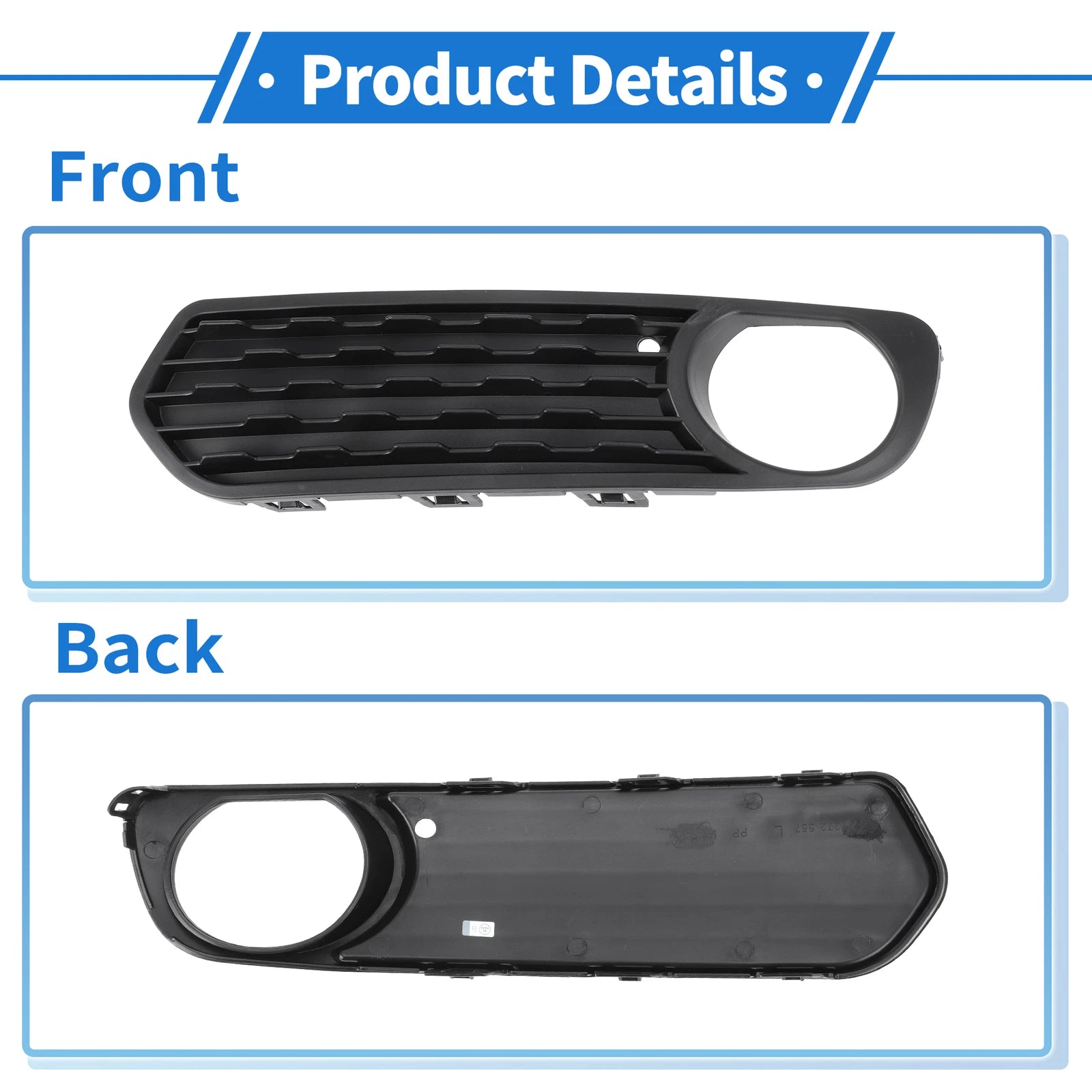 1 Pc Fog Light Grill for BMW F20 F21 (2010–2012) No. 51117245869