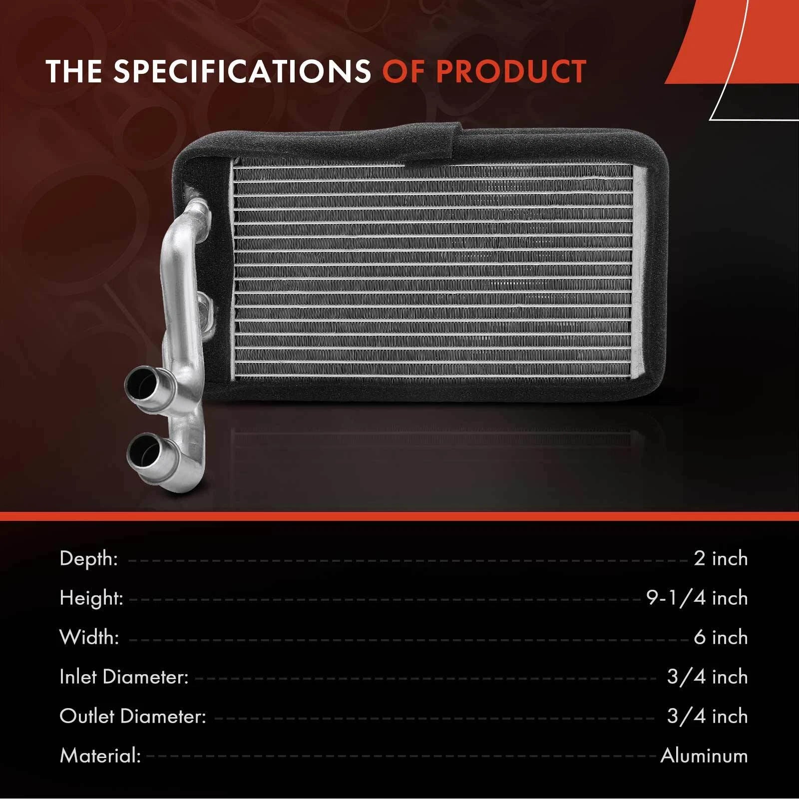 Heater Core for Ford F-150 (2011-2014), Expedition (2011-2017)