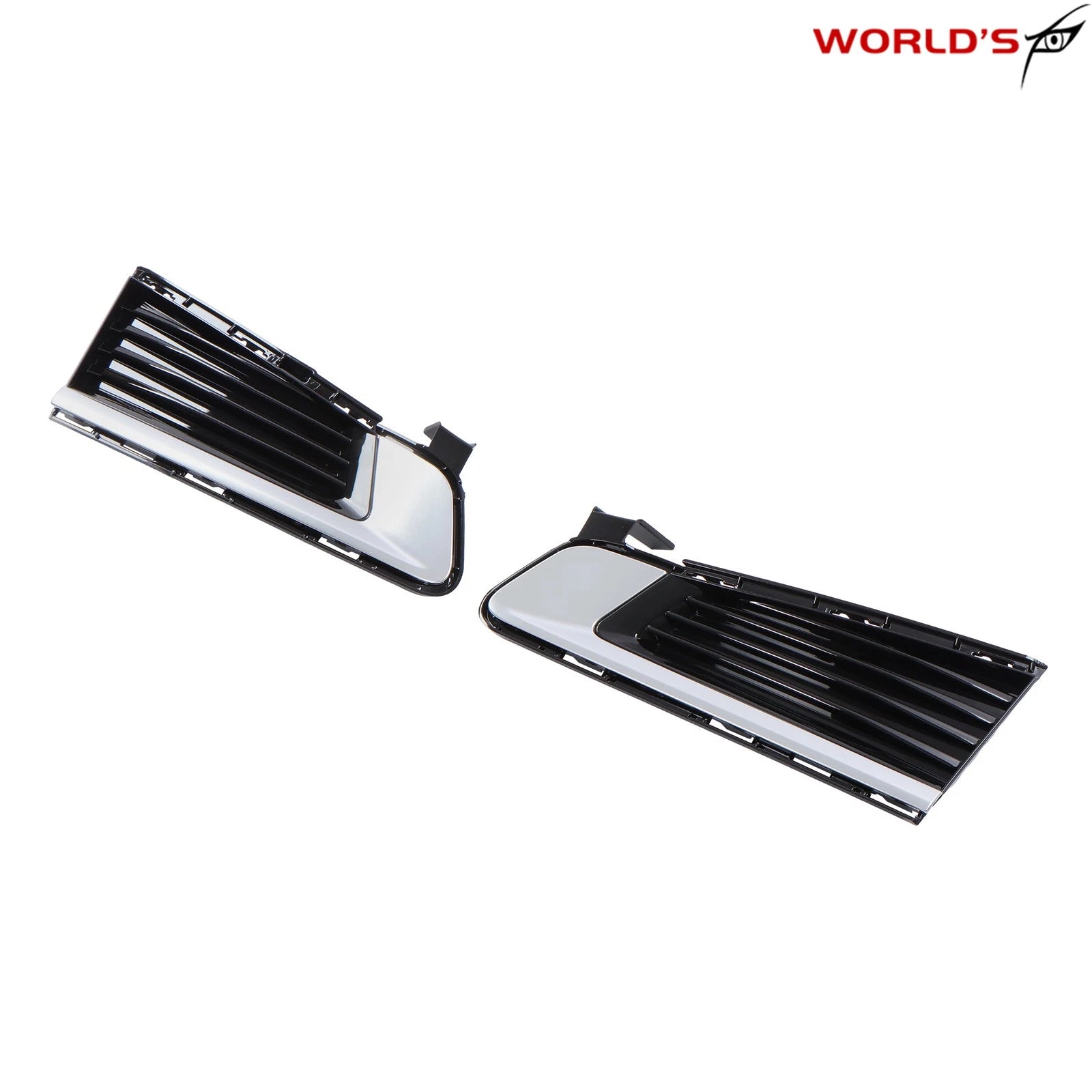 Set of 2 Matte Chrome Fog Light Covers for Cadillac CTS (2014–2019)