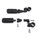 3" Pirate Skull Foot Peg Kit for Harley FatBoy, Street Bob