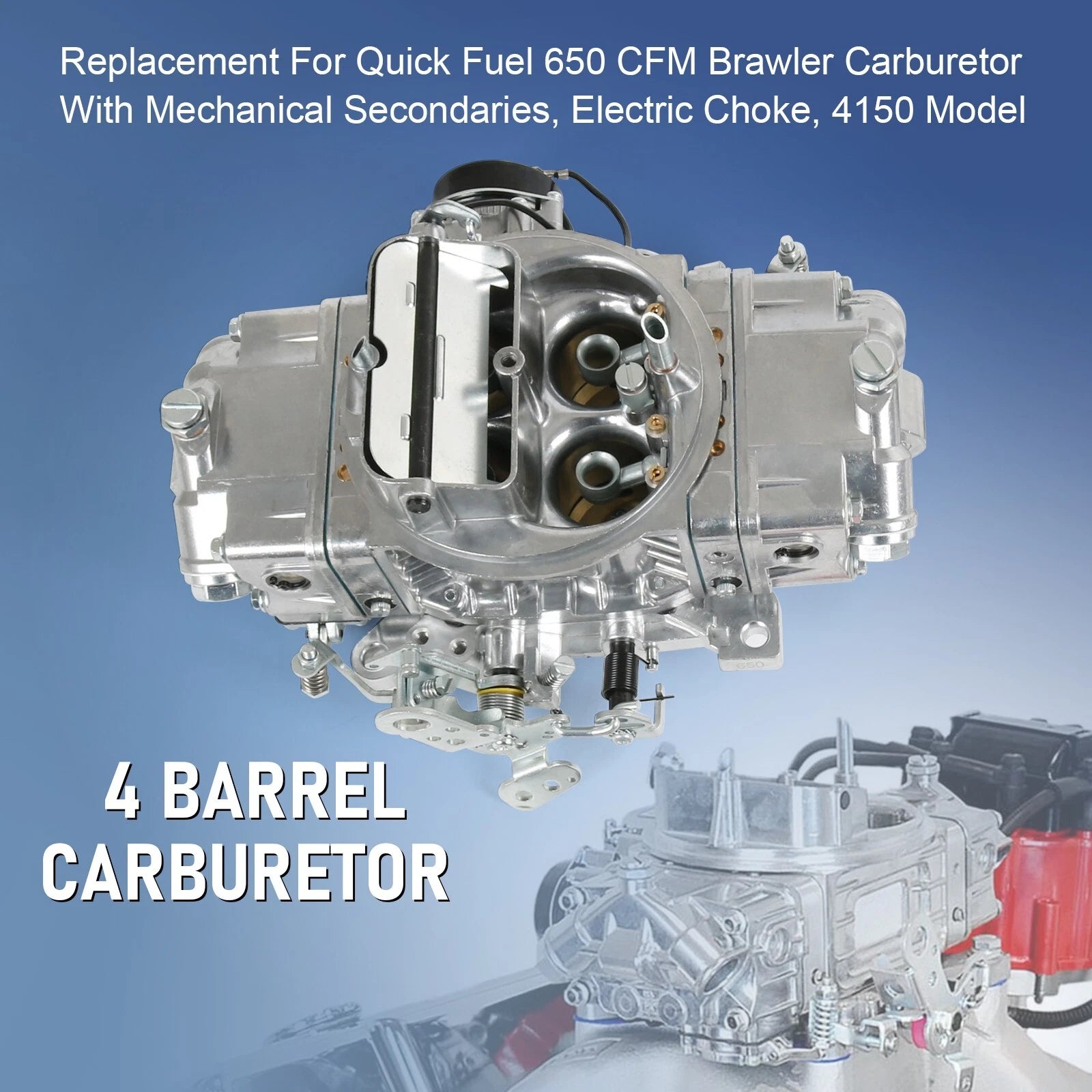 650 CFM Double-Pumper Carburetor for Brawler (Year Range Not Specified)
