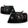 Factory Style Headlight Lamp Smoked/Amber for Ford F150 (2004–2008) & Lincoln Mark LT (2006)