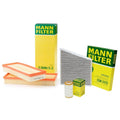 Mann Oil Air Carbon Cabin Filter Service Kit for Mercedes-Benz W211 C216 (2003–2010)