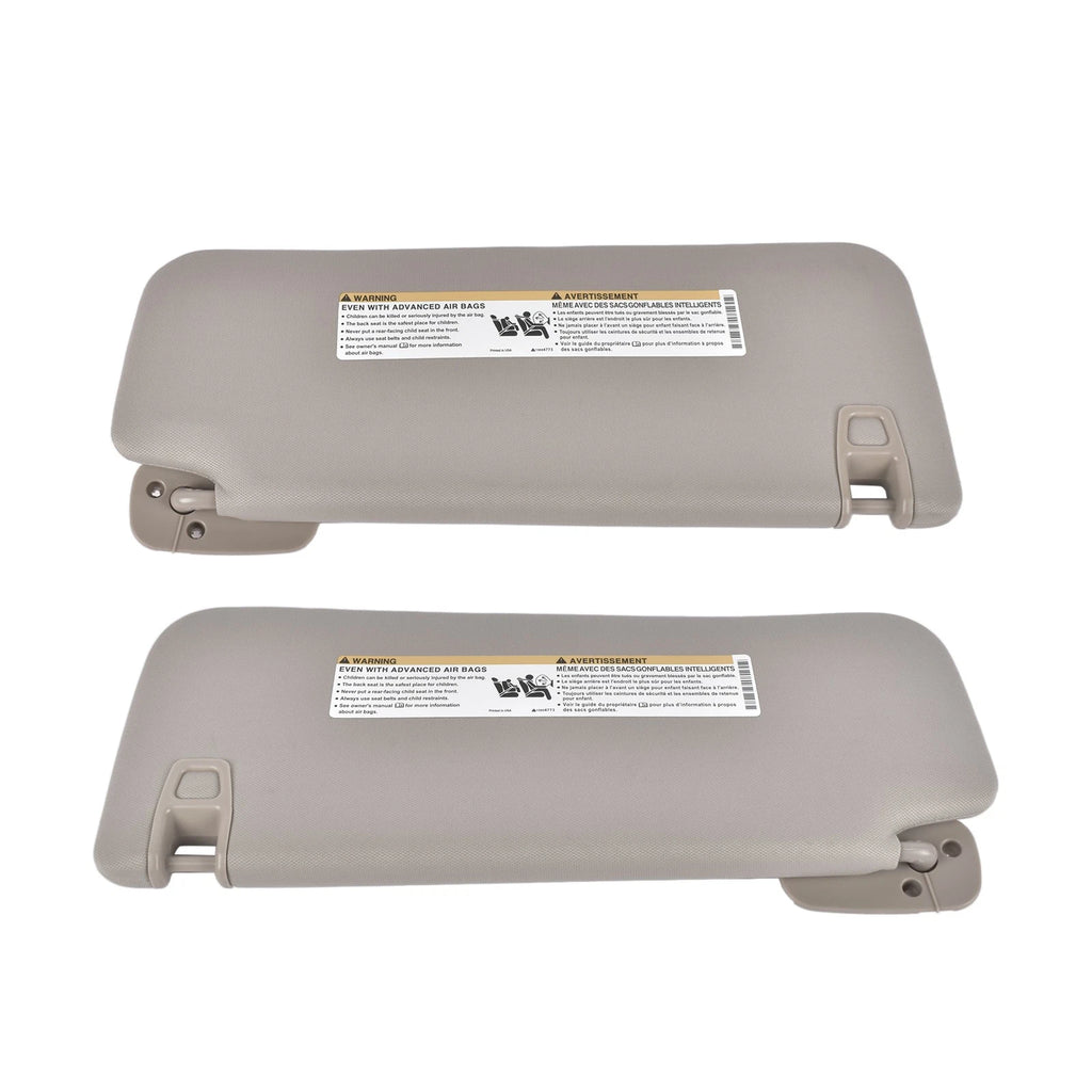 Gray Pair Sun Visor for GMC Yukon (2015–2019) 23459643 23459646 84247140 23198866