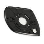 Heated Left Side White Mirror Glass for Hyundai Santa Fe (2009–2012)