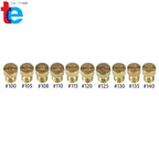 10pcs Carburetor Main Jet Kit for PWK OKO CVK (100-115)