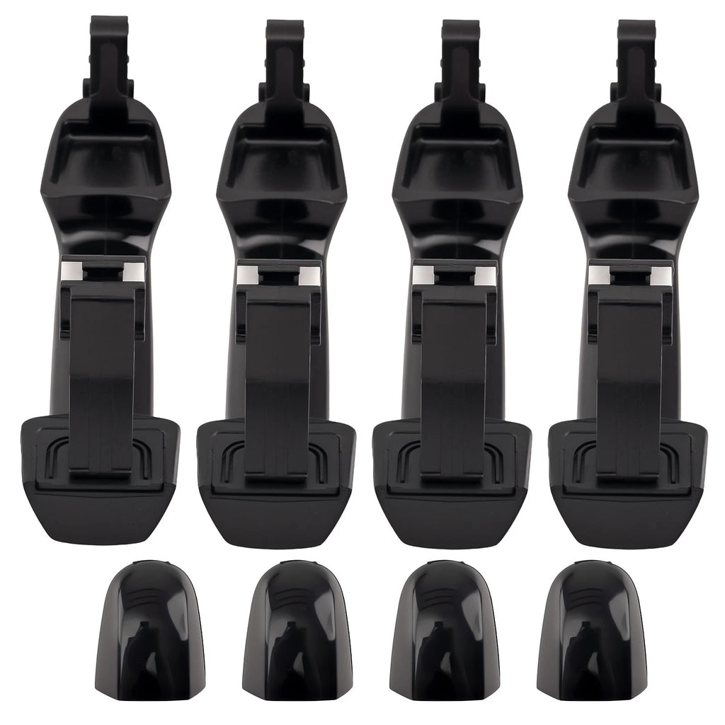 Set of 4 Exterior Door Handles for Hyundai Elantra (2006–2012) Black 82652-2H000
