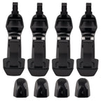 Set of 4 Exterior Door Handles for Hyundai Elantra (2006–2012) Black 82652-2H000
