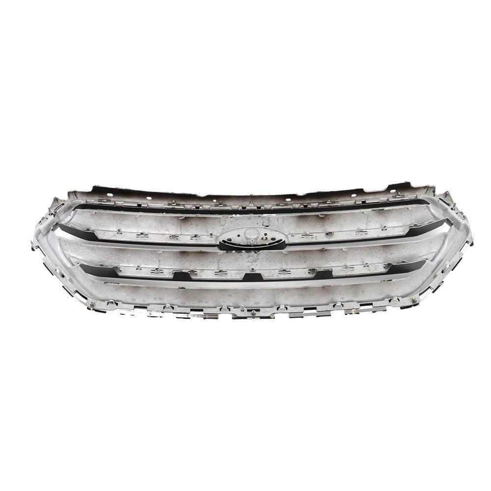 Front Upper Grille Replacement Set for Ford Escape (2017-2019) Black Chrome