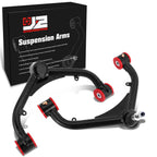 J2 Black Front Upper Control Arms for Chevrolet Silverado 1500 GMC Sierra (1999–2013)