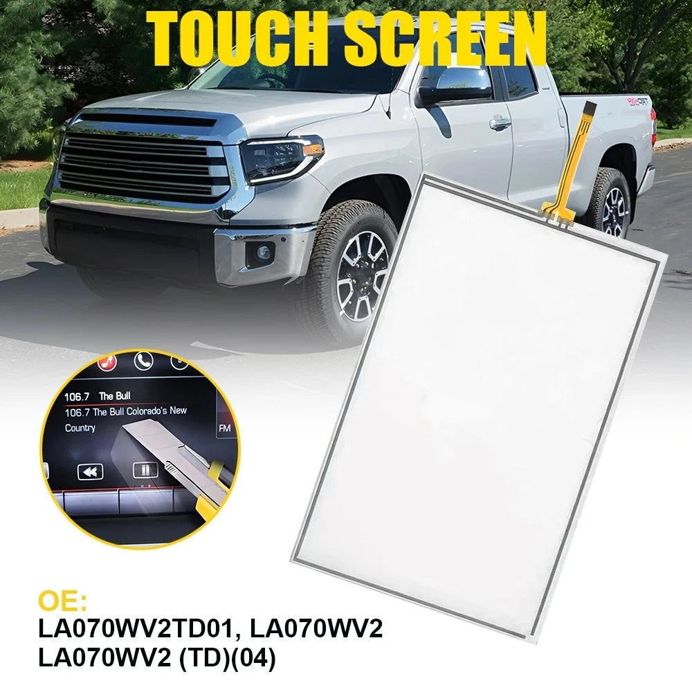Touch Screen Glass Digitizer for Toyota Tundra (2014–2019) 7" Radio Display