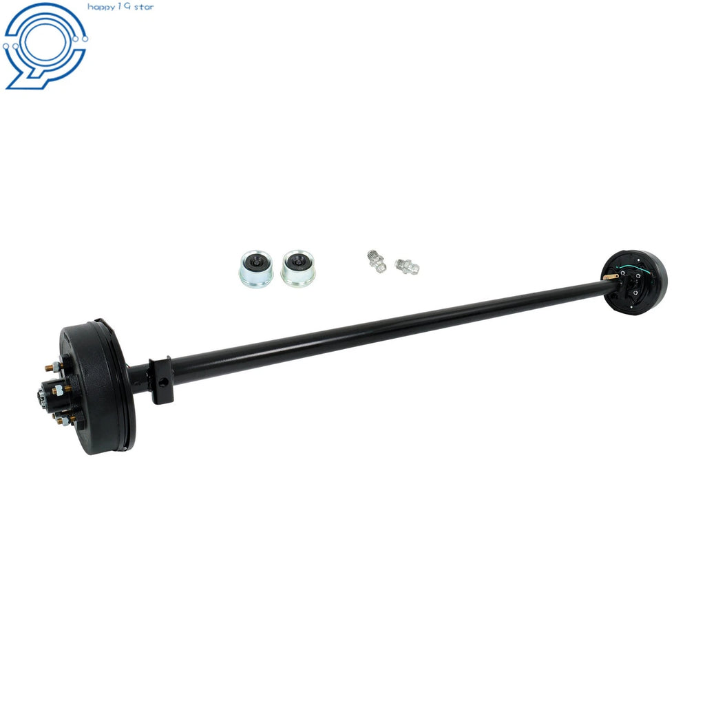 89" Hub Face 3500lbs Trailer Axle Electric Brake 5 Lug 74" Spring Center