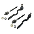 Set of 2 Steering Tie Rod End Assemblies for BMW E46 E85 (1998–2006)
