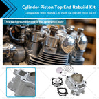78mm Cylinder Piston Top End Rebuild Kit for Honda CRF250R CRF250X (2004–2019)