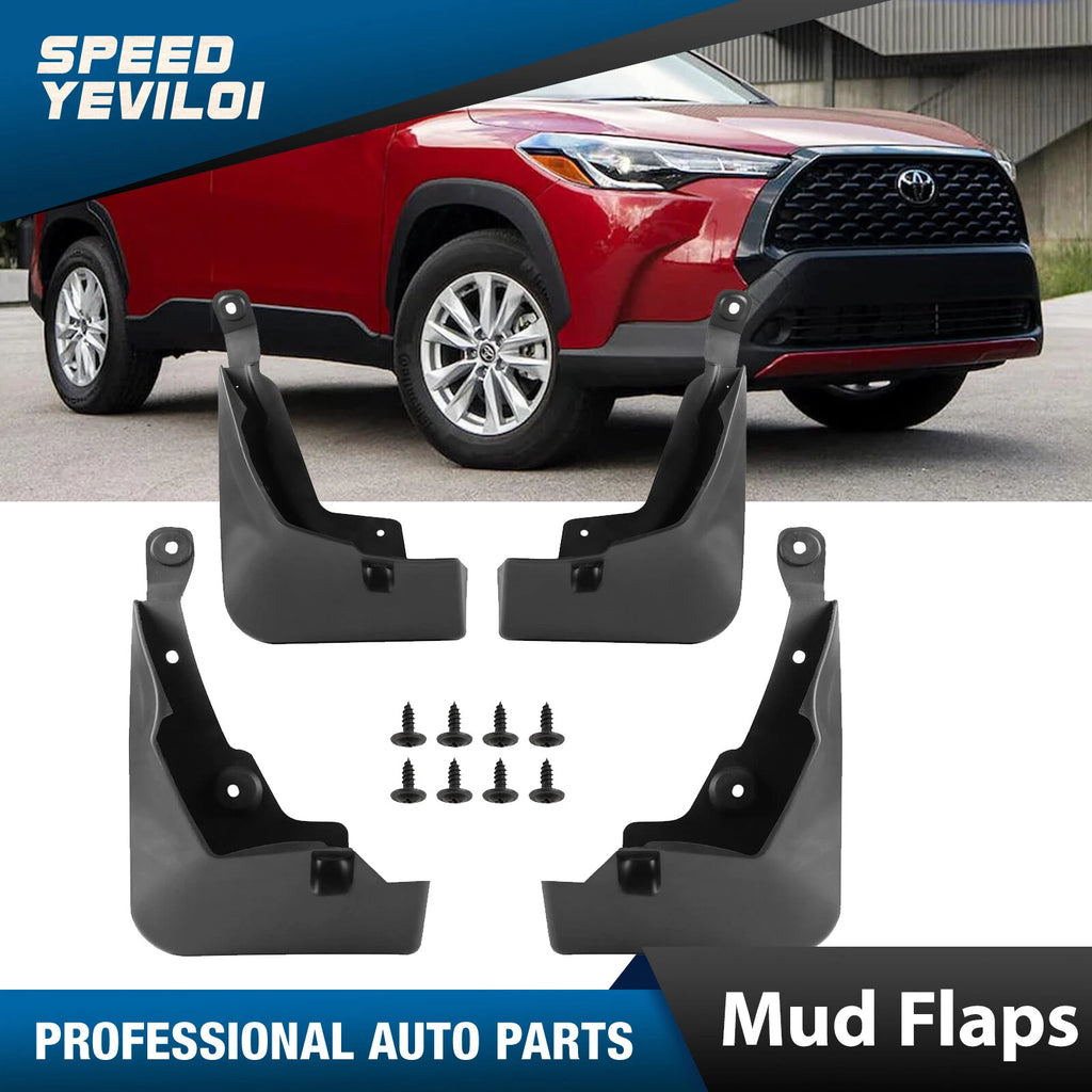 4Pcs Mud Flaps Splash Guards for Toyota RAV4 (2019–2023)