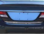 1pc. Luxury FX Stainless Steel License Plate Bezel for 2012-2015 Honda Civic