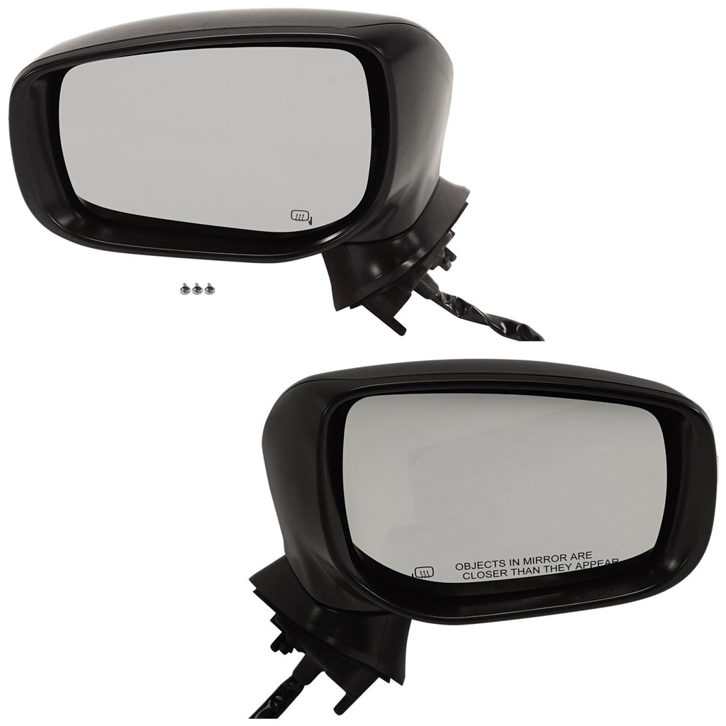 Set of 2 Heated Mirrors for Subaru Impreza