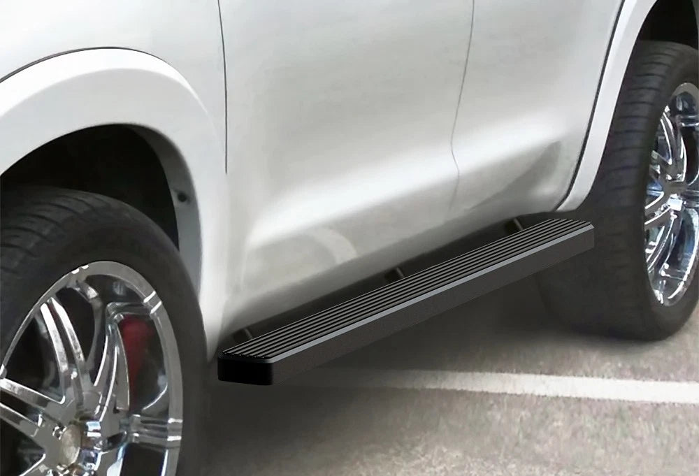 4" Matte Black Running Boards for Toyota Sequoia (2008–2022)
