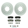 Set of 2 Bosch Rear Vented 311mm Rotors & Ceramic Brake Pads for Lexus Toyota