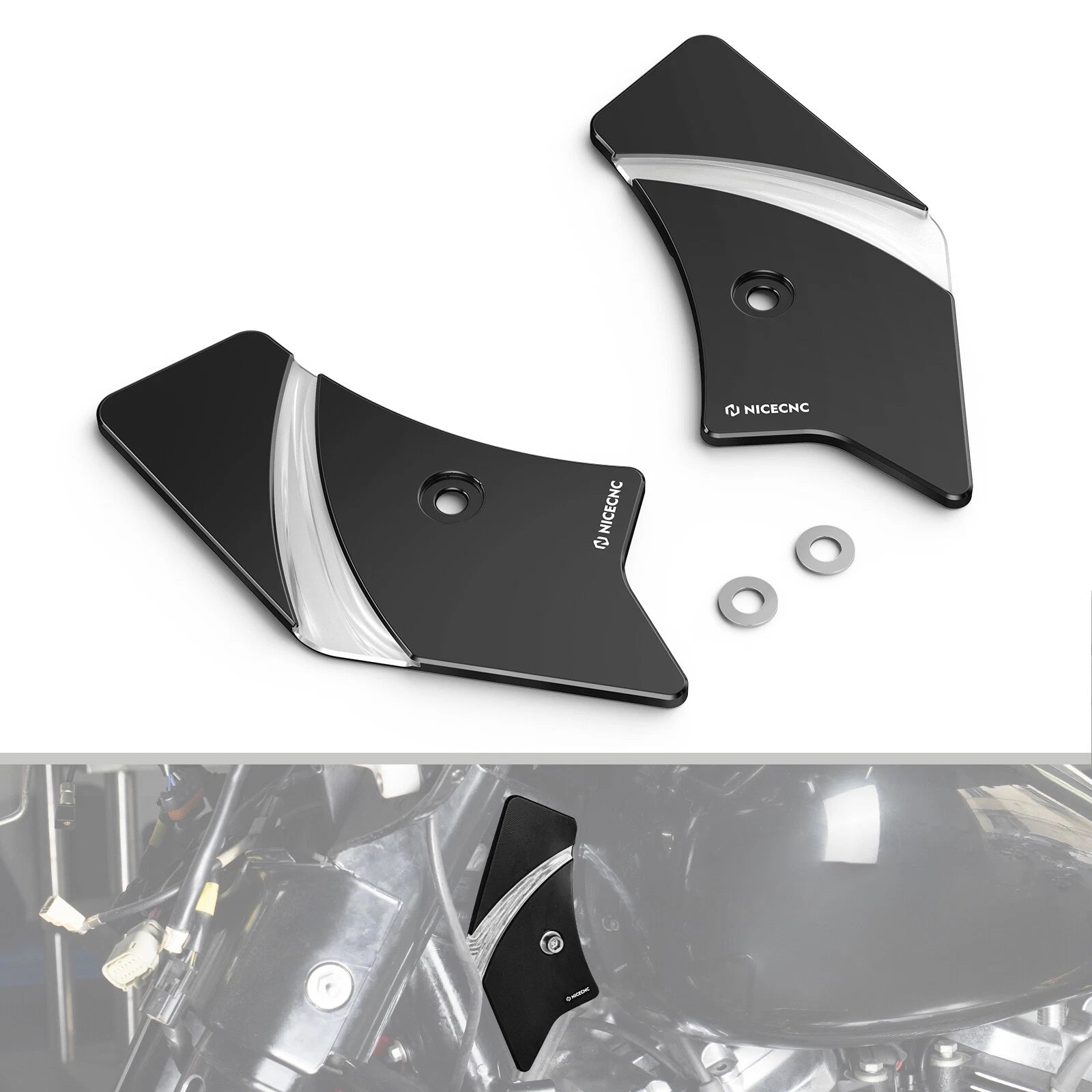 Steering Neck Covers for Harley Road Glide Limited FLTRK, Ultra FLTRU (2015–2023)