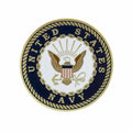 Adhesive Metal Medallion USN Emblem Decal for Navy Vehicle Gear