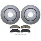 Front Brake Kit 350mm Disc Rotors TRW Pro Ceramic Pads for Ford F-150 (2015–2023)