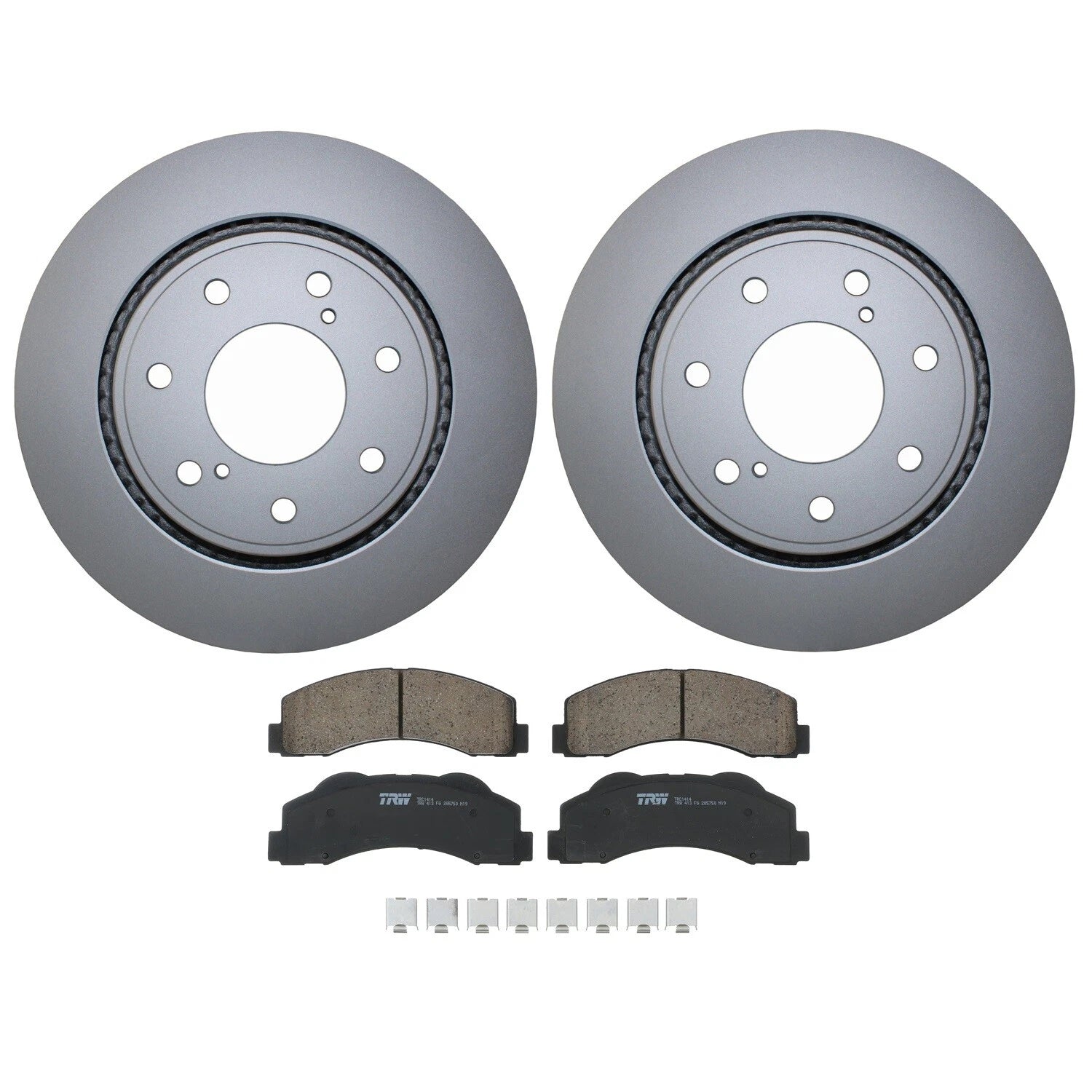 Front Brake Kit 350mm Disc Rotors TRW Pro Ceramic Pads for Ford F-150 (2015–2023)