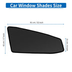 Car Window Cover for Toyota Prius Alpha (2011–2015) Net Black