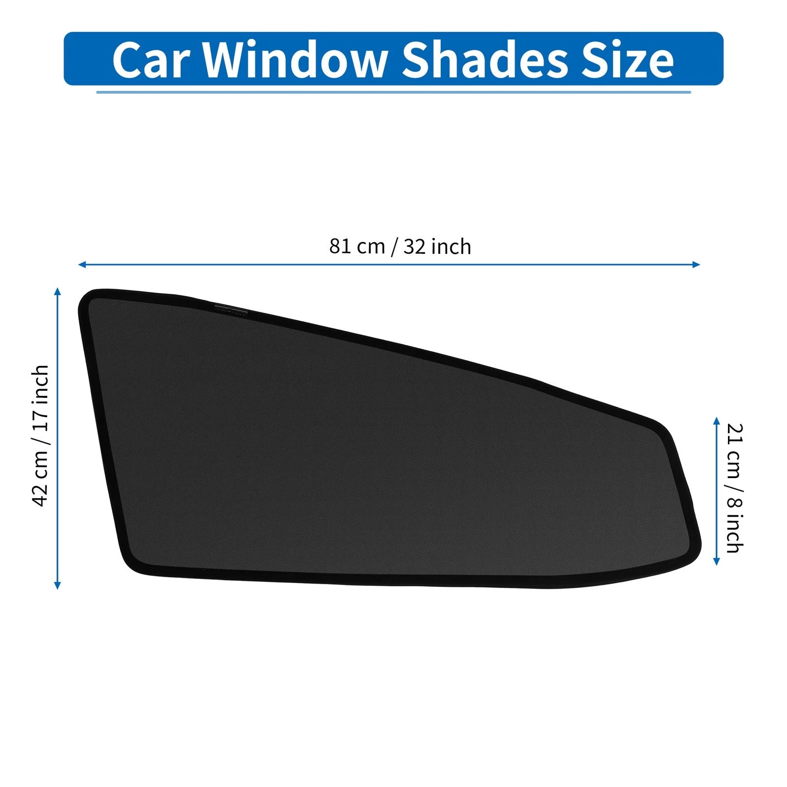 Car Window Cover for Toyota Prius Alpha (2011–2015) Net Black