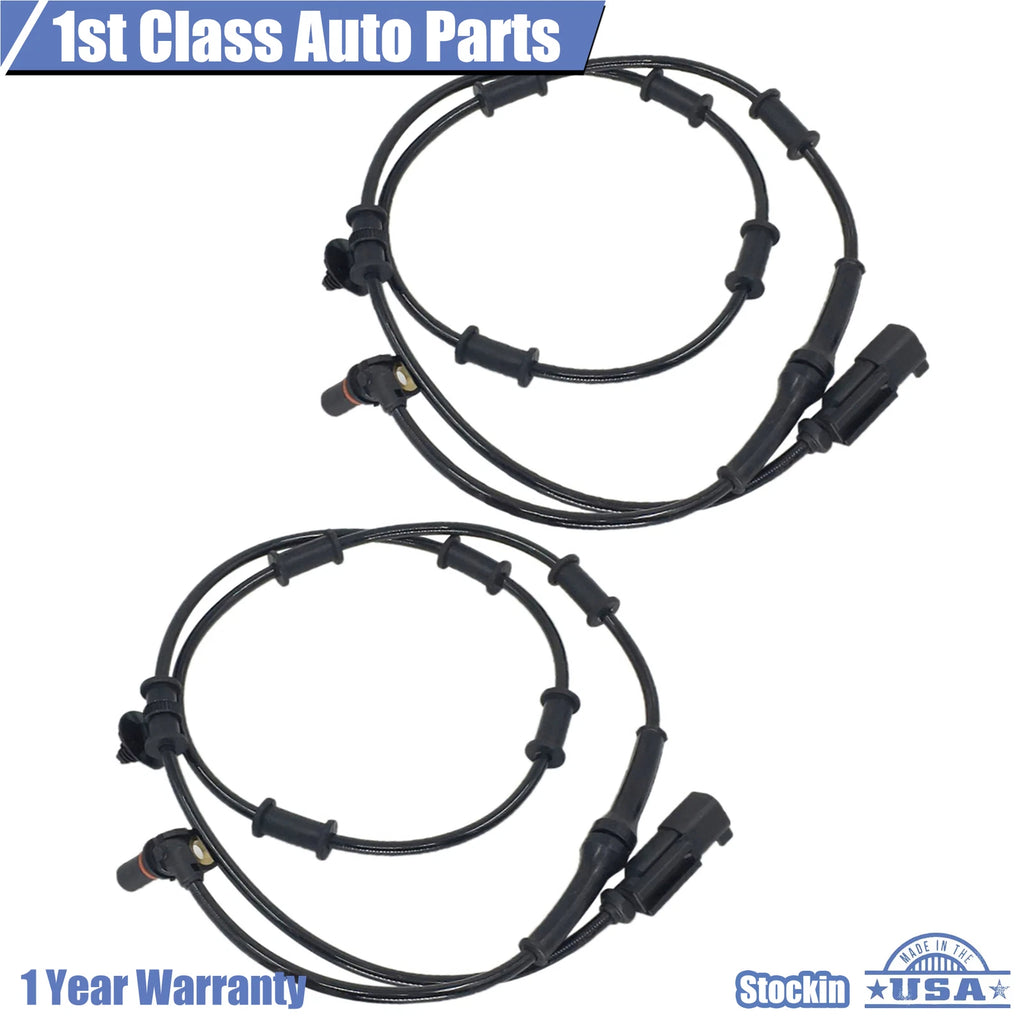 Set of 2 ABS Wheel Speed Sensors for Dodge Ram 1500 2500 (2006–2008)