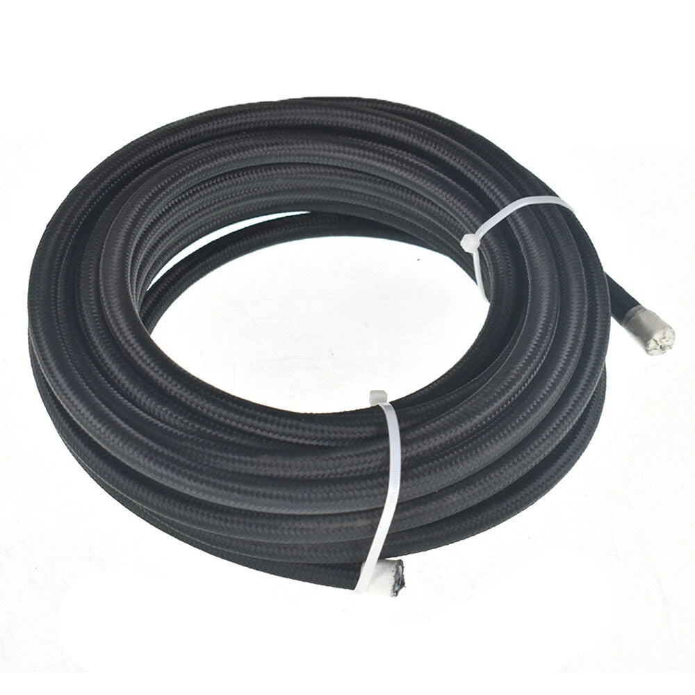 Braided Fuel Hose Line Kit 6AN Swivel Fittings 20FT for Automotive
