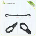 Universal Adjustable Cross Bar Bike Frame Adapter - Black