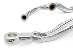 Chrome Steering Arms 2 Inch Drop Replacement for 1937-1948 Ford Spindles