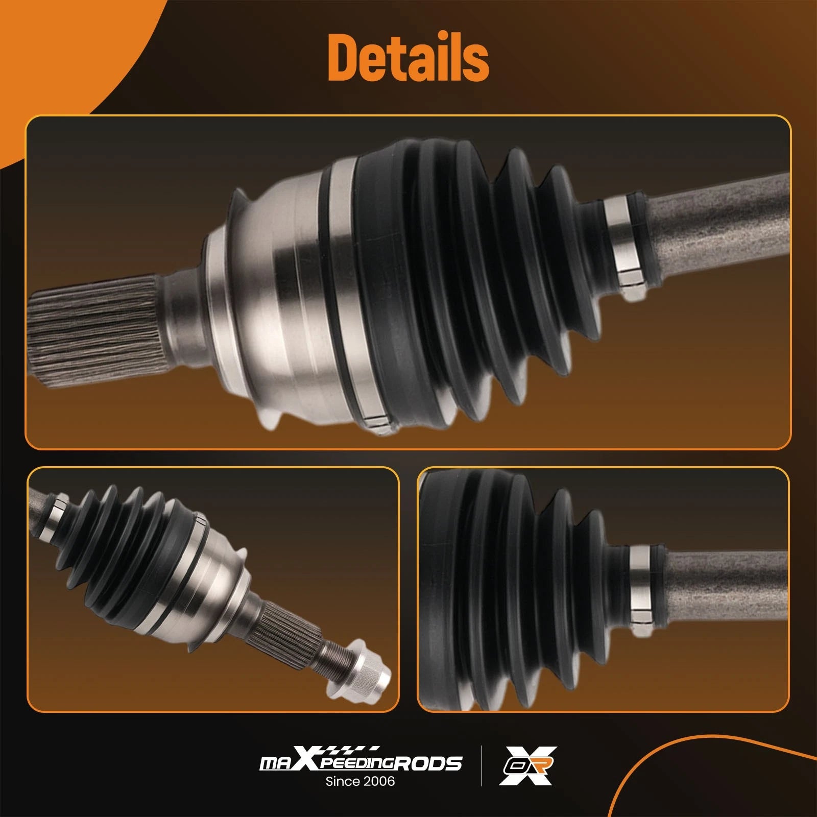 Front Left CV Axle for Chevrolet Malibu, Buick LaCrosse (2016-2019)