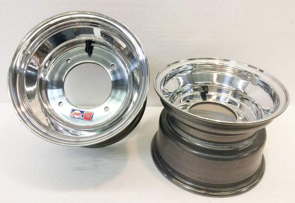Set of 2 DWT Sport Red Label 11x7 Rear Wheel Rims for Honda TRX 700XX (2008–2014)
