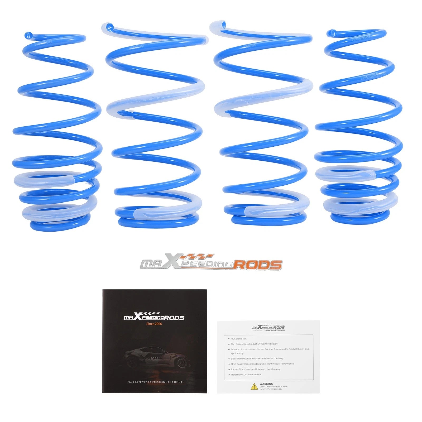 Set of 4 Lowering Springs for Scion xB xA (2004–2007)