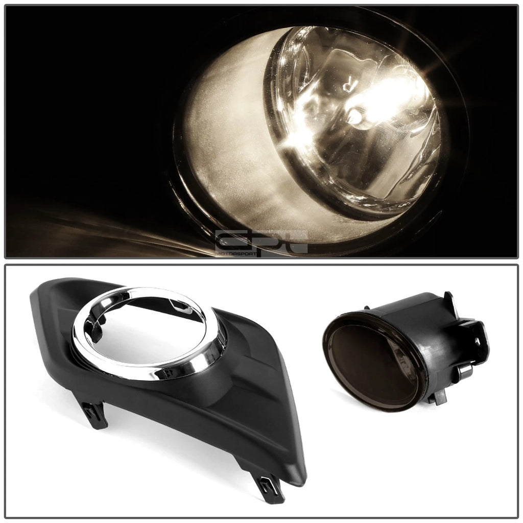 Fog Light Lamp Set for Nissan Rogue (2014–2016) - Smoked Lens, Switch, Bezel