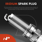 Set of 4 Ignition Coils & Iridium Spark Plugs for Mitsubishi Outlander Lancer