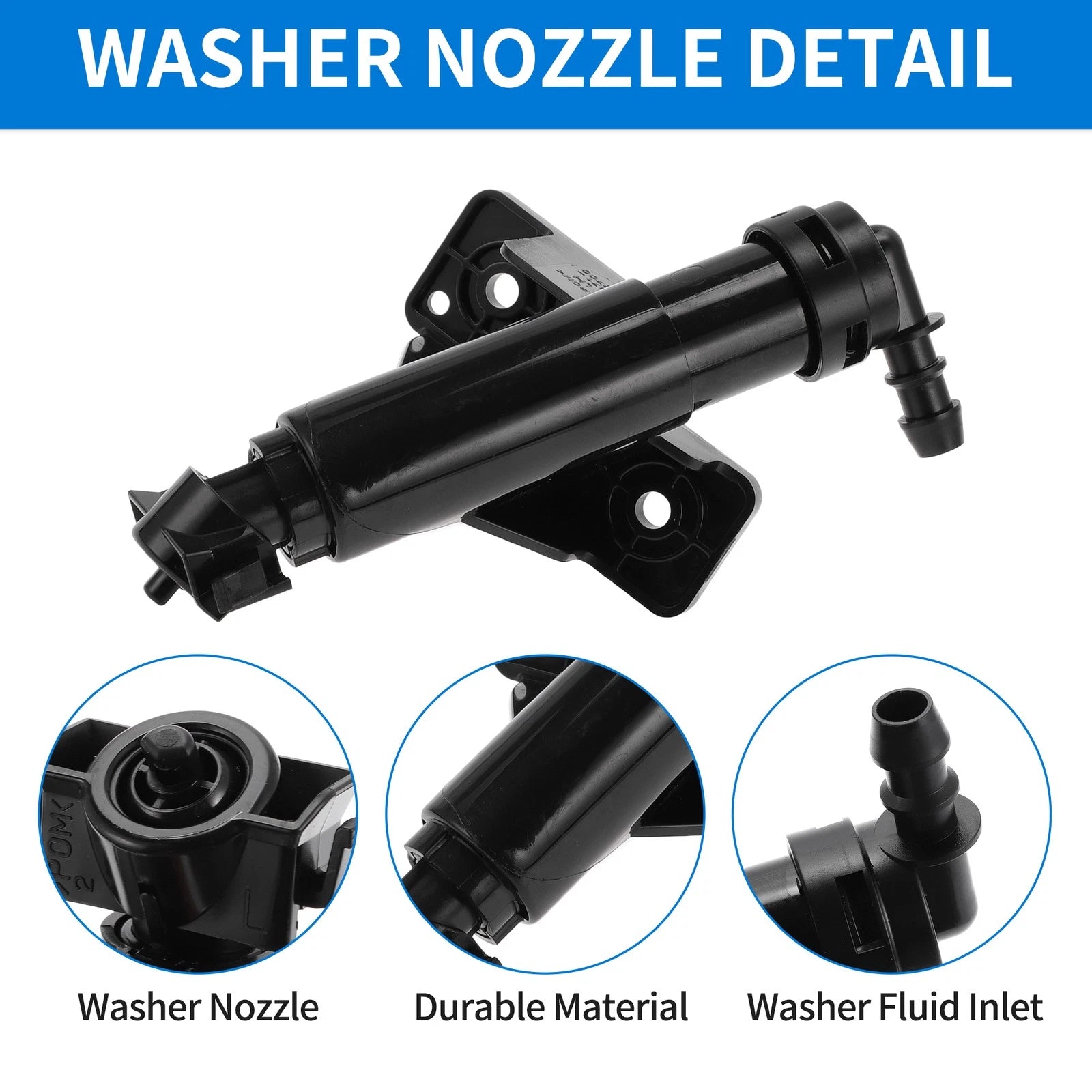 Front Left Headlight Washer Nozzle for Kia Ceed (2012–2017) No. 98671A2700