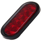 6" LED Oval Stop Turn Tail Lights for Trailer Truck Bed RV (Fits Various Models)