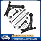 10x Front Suspension Kit for 2009–2013 Toyota Corolla (Lower Control Arm)