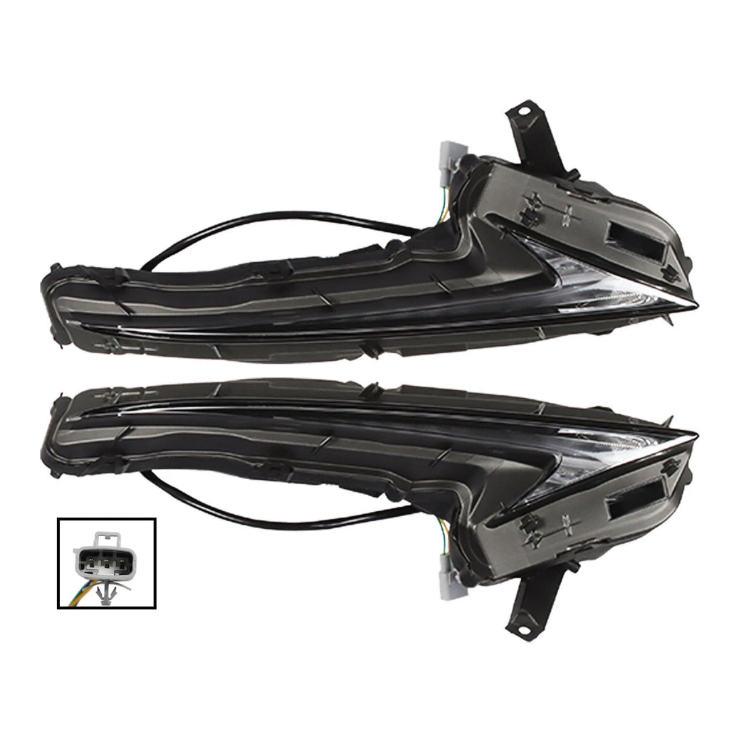 2X Daytime Running Light Lamp for Lexus IS250 IS300 IS200t (2014–2016)