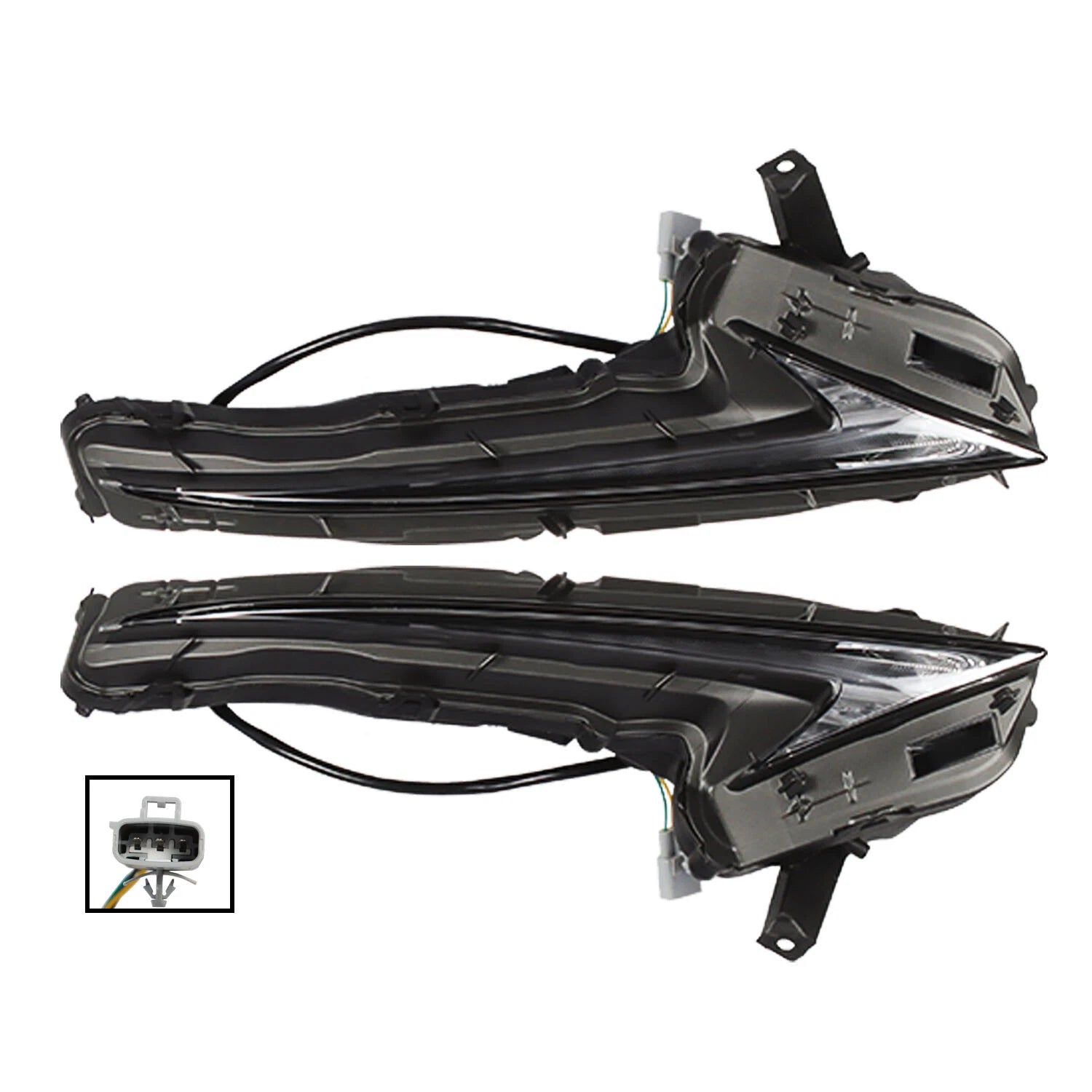 2X Daytime Running Light Lamp for Lexus IS250 IS300 IS200t (2014–2016)