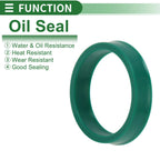 Set of 5 Oil Seal Ring 25x30x6mm for Rotary Shaft (High Pressure)