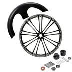 30" Front Wheel Rim Single Disc Hub Fender for Harley Electra Glide (2008–2025)