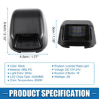2X White LED License Plate Light 26510-ZP50A 3528SMD for Nissan Frontier (2005–2019)