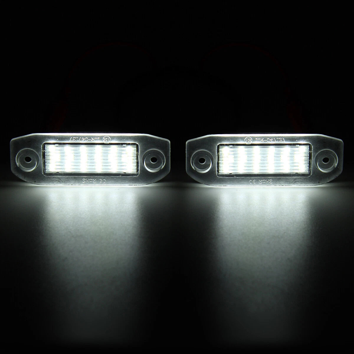 2X LED License Plate Light for Volvo S40 S60 S70 S80 V50 V70 C70 (2000–2016)
