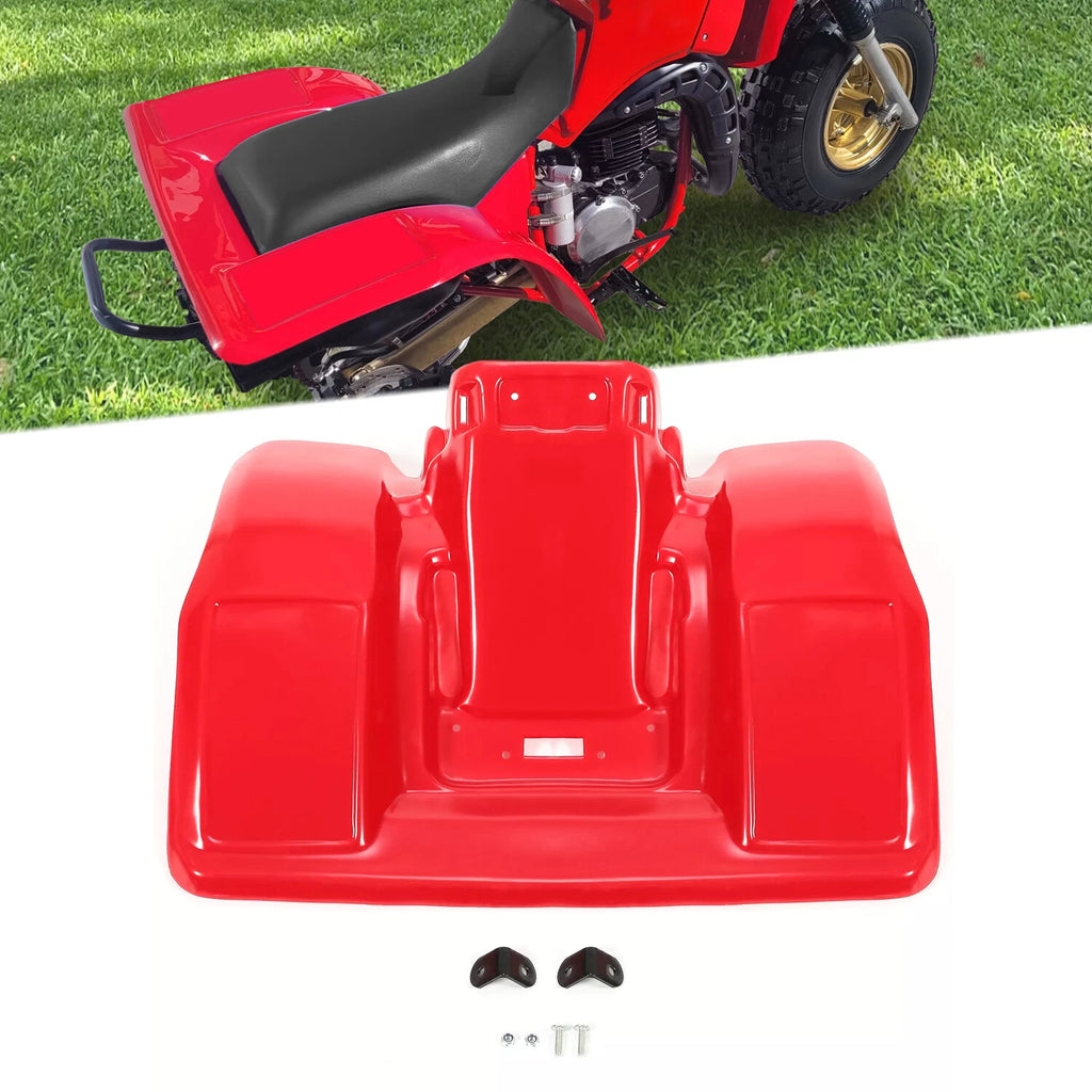 Rear Fender Flare Kit for Honda ATC250R (1983–1984) Red ABS Plastic