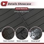 Trunk Mat for Hyundai Ioniq 6 2023-2025 TPE Cargo Liner Replacement Black